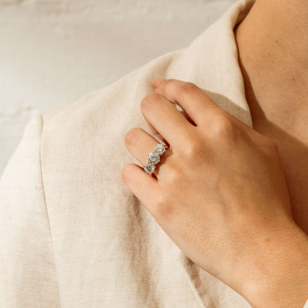 18ct Yellow Gold 3.49ct Reclaimed Diamond Coronado Ring - Ring - Walker & Hall