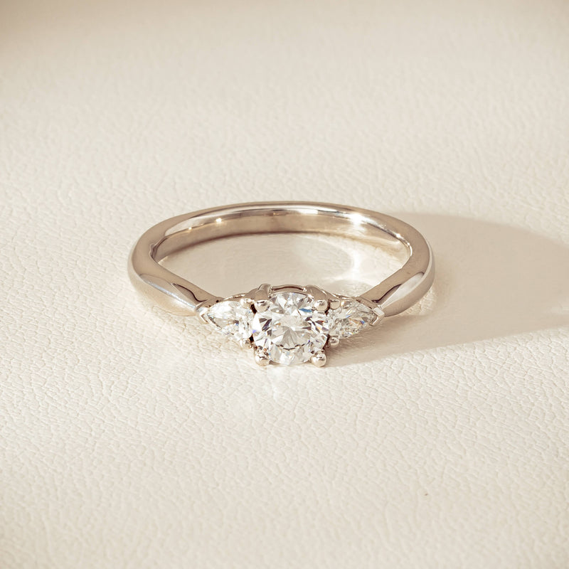 18ct White Gold .50ct Diamond Ayla Ring - Ring - Walker & Hall