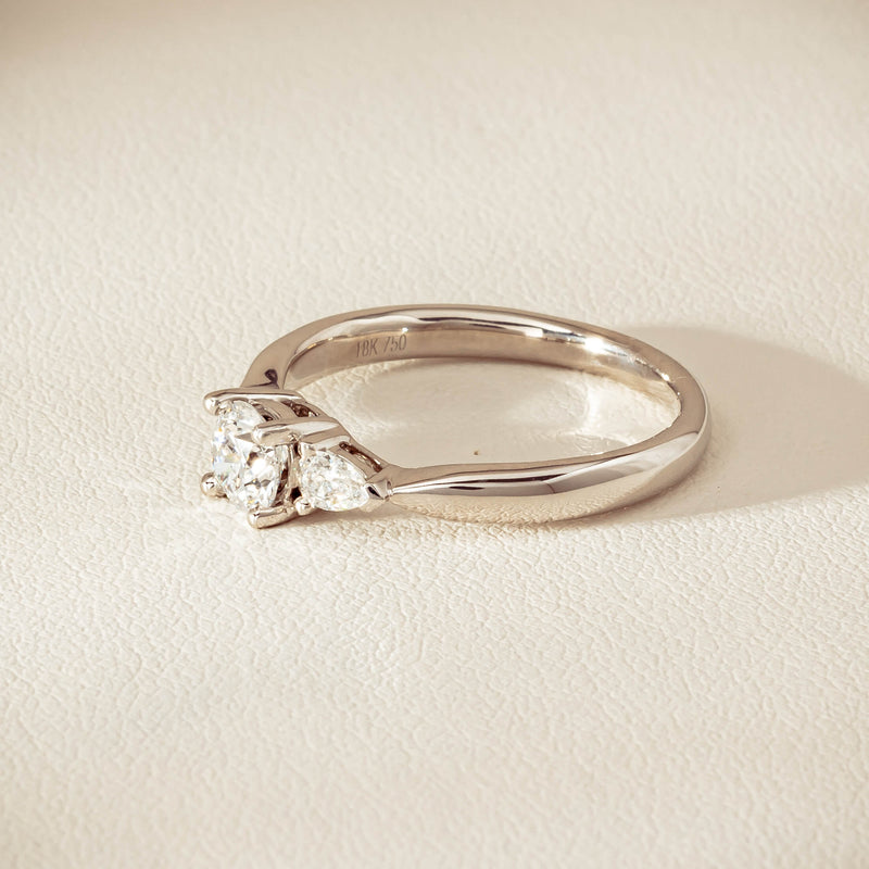 18ct White Gold .50ct Diamond Ayla Ring - Ring - Walker & Hall