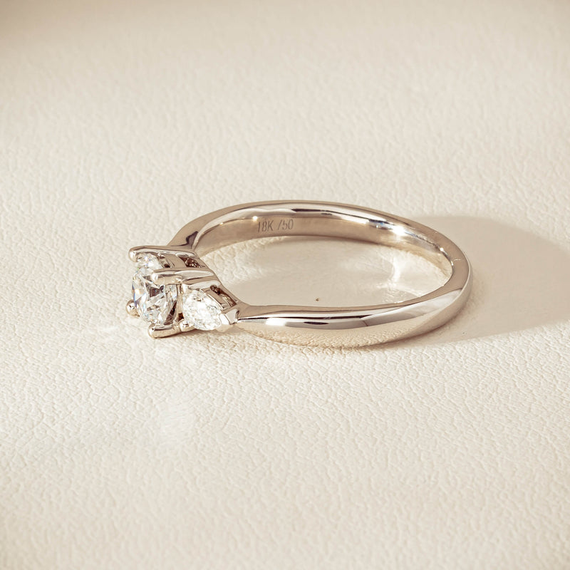 18ct White Gold .50ct Diamond Ayla Ring - Ring - Walker & Hall