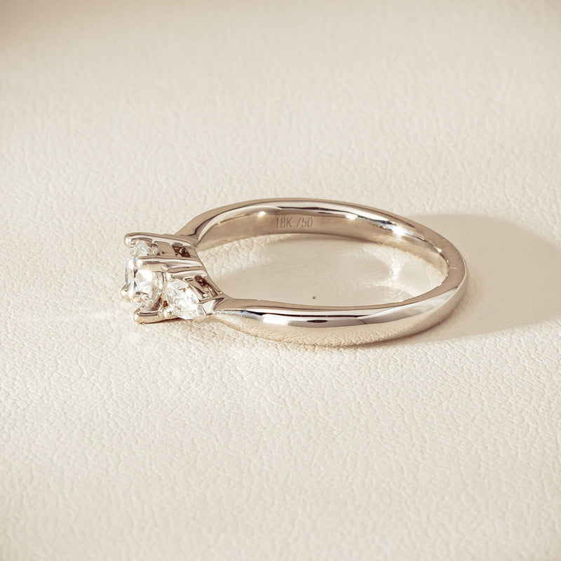 18ct White Gold .50ct Diamond Ayla Ring - Ring - Walker & Hall