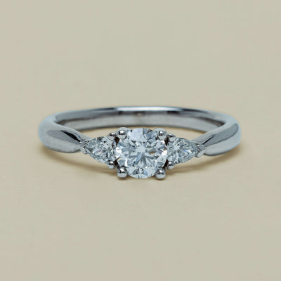 18ct White Gold .50ct Diamond Ayla Ring - Ring - Walker & Hall