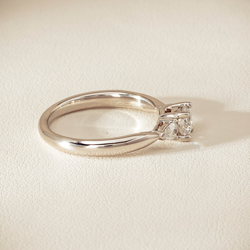 18ct White Gold .50ct Diamond Ayla Ring - Ring - Walker & Hall