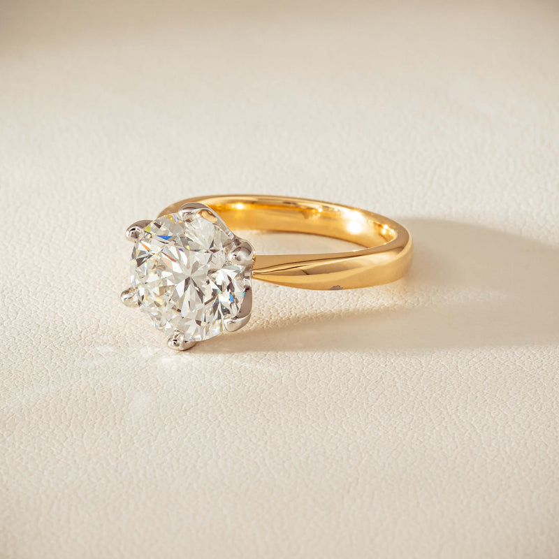 18ct Yellow Gold 4.01ct Diamond Nova Ring - Ring - Walker & Hall