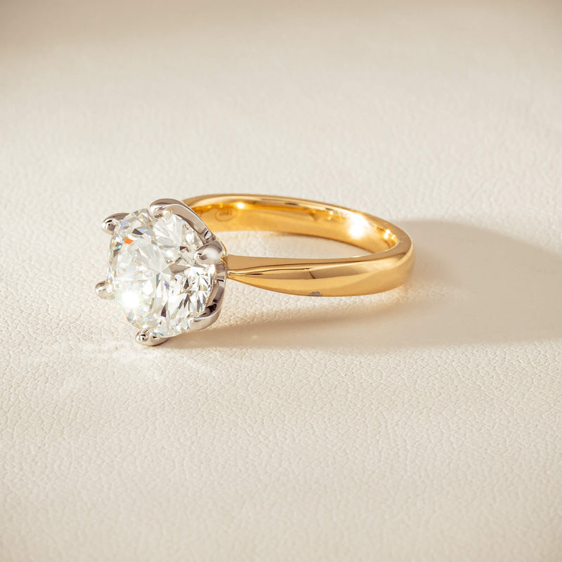 18ct Yellow Gold 4.01ct Diamond Nova Ring - Ring - Walker & Hall