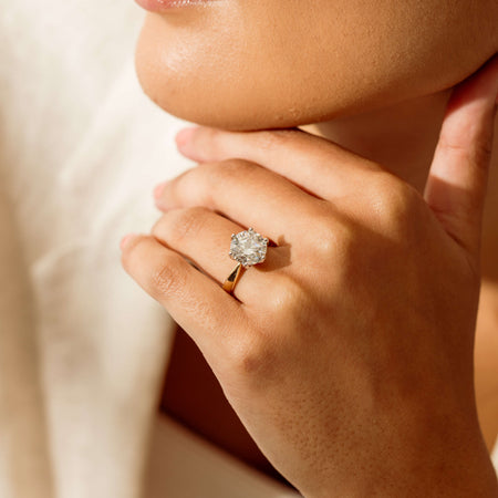 18ct Yellow Gold 4.01ct Diamond Nova Ring - Ring - Walker & Hall