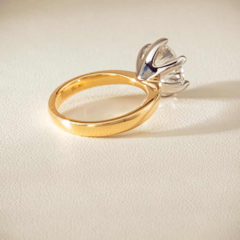 18ct Yellow Gold 4.01ct Diamond Nova Ring - Ring - Walker & Hall