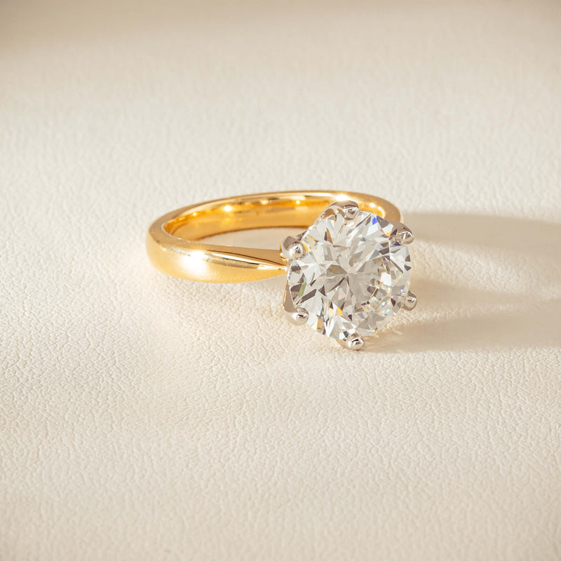 18ct Yellow Gold 4.01ct Diamond Nova Ring - Ring - Walker & Hall