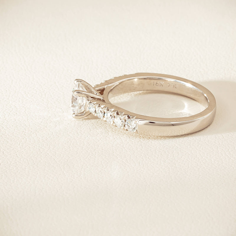 18ct White Gold .91ct Reclaimed Diamond Phoenix Ring - Ring - Walker & Hall