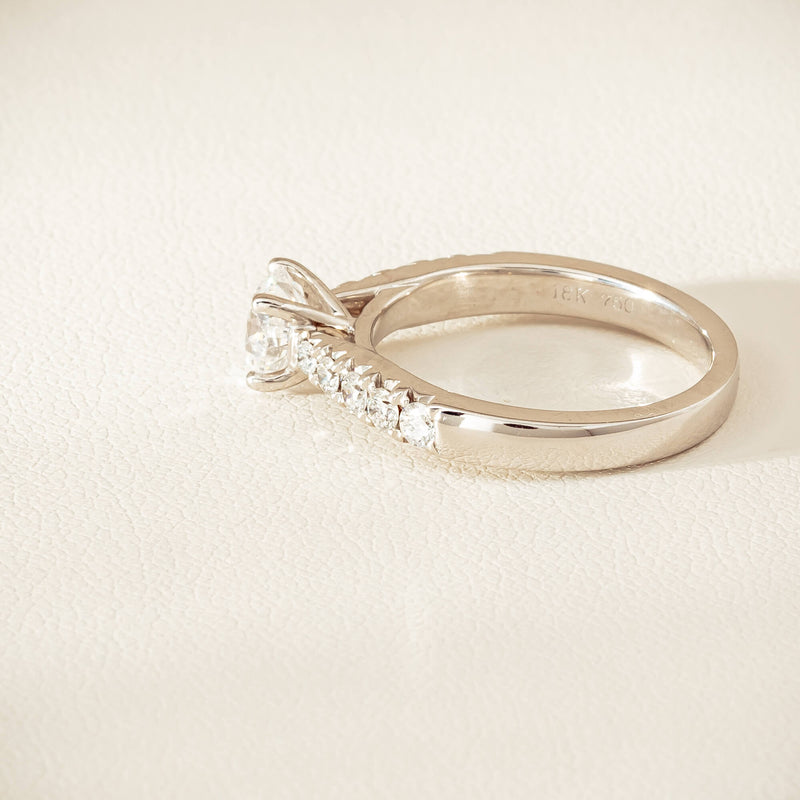 18ct White Gold .91ct Reclaimed Diamond Phoenix Ring - Ring - Walker & Hall