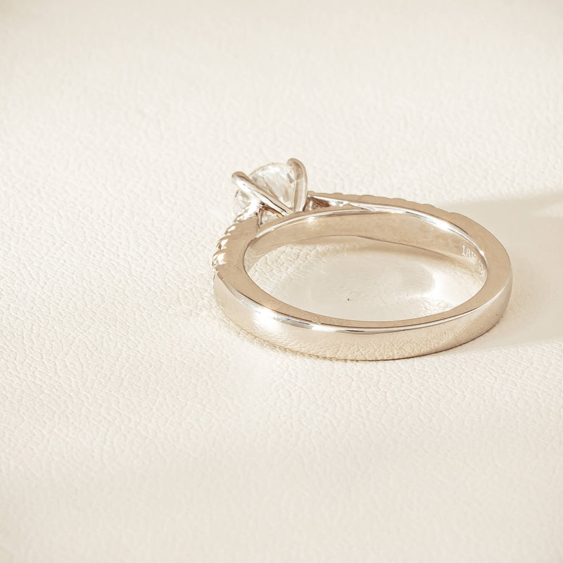 18ct White Gold .91ct Reclaimed Diamond Phoenix Ring - Ring - Walker & Hall