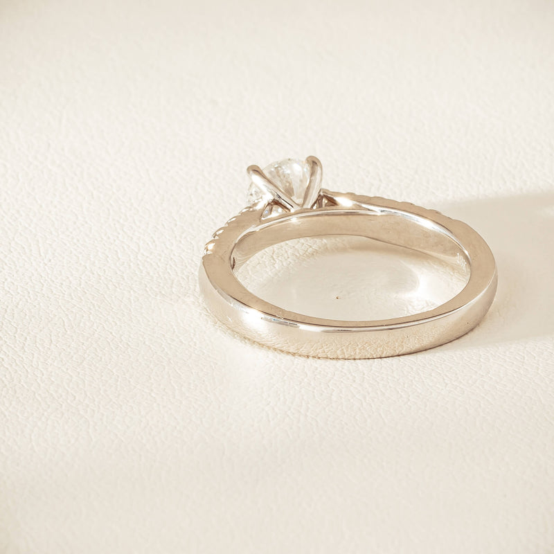 18ct White Gold .91ct Reclaimed Diamond Phoenix Ring - Ring - Walker & Hall