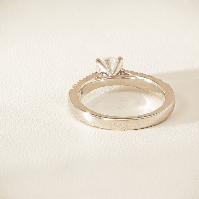 18ct White Gold .91ct Reclaimed Diamond Phoenix Ring - Ring - Walker & Hall