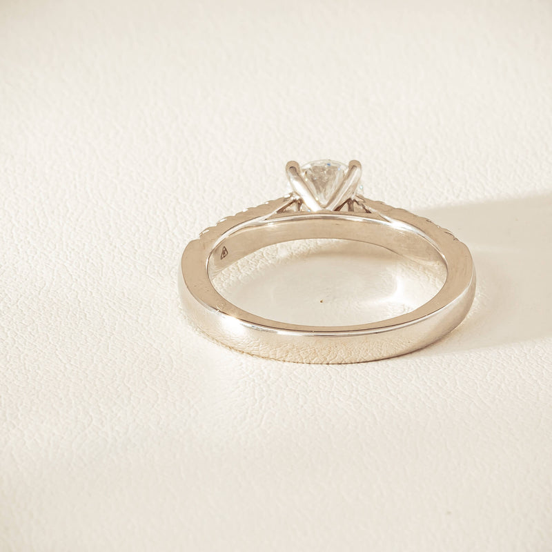 18ct White Gold .91ct Reclaimed Diamond Phoenix Ring - Ring - Walker & Hall