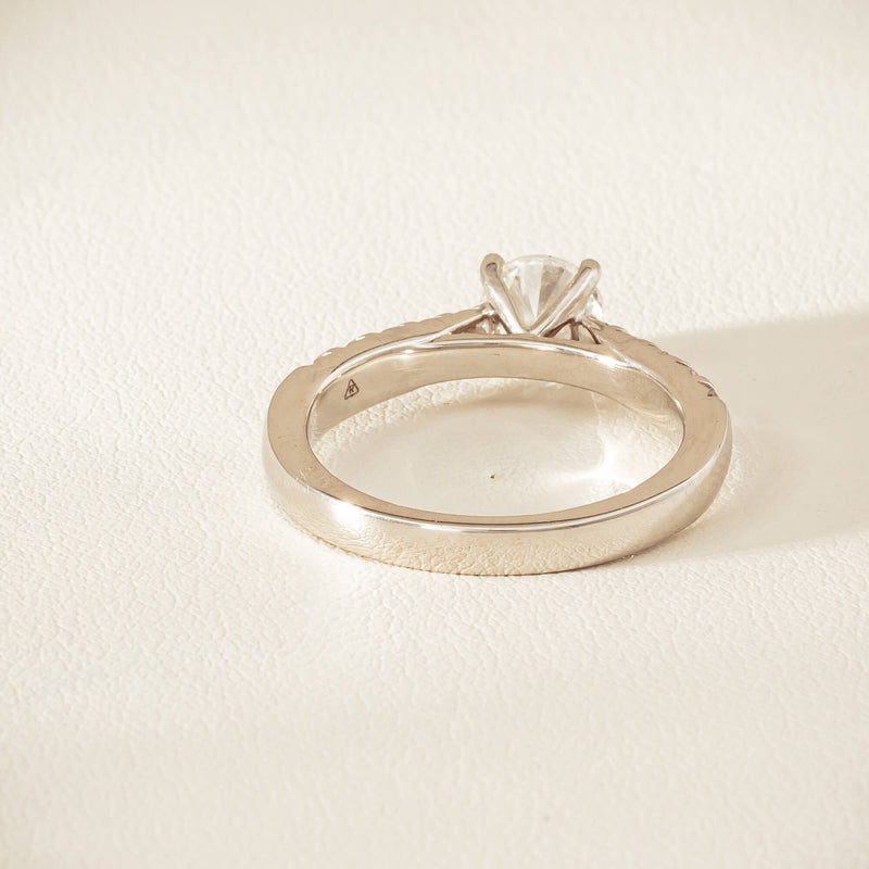 18ct White Gold .91ct Reclaimed Diamond Phoenix Ring - Ring - Walker & Hall