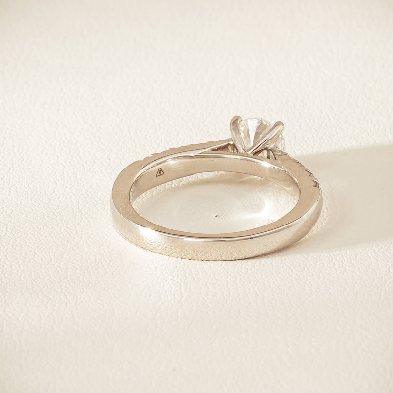 18ct White Gold .91ct Reclaimed Diamond Phoenix Ring - Ring - Walker & Hall