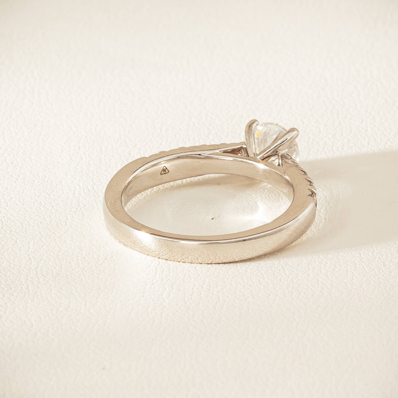 18ct White Gold .91ct Reclaimed Diamond Phoenix Ring - Ring - Walker & Hall