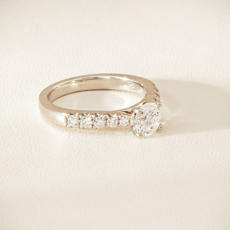 18ct White Gold .91ct Reclaimed Diamond Phoenix Ring - Ring - Walker & Hall