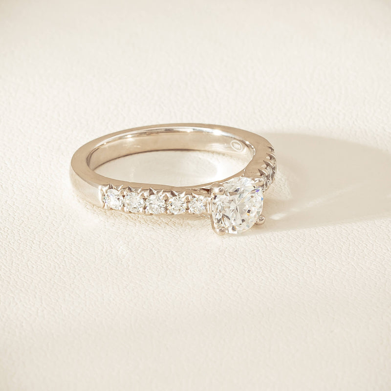 18ct White Gold .91ct Reclaimed Diamond Phoenix Ring - Ring - Walker & Hall