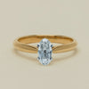 18ct Yellow Gold .70ct Modified Oval Diamond Venetian Ring - Ring - Walker & Hall