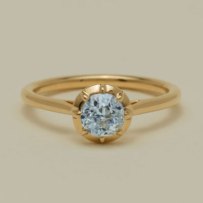 18ct Yellow Gold .69ct Reclaimed Old-Cut Diamond Dawn Ring - Ring - Walker & Hall