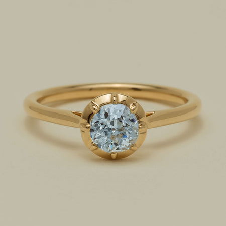18ct Yellow Gold .69ct Reclaimed Old-Cut Diamond Dawn Ring - Ring - Walker & Hall