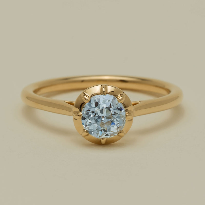 18ct Yellow Gold .69ct Reclaimed Old-Cut Diamond Dawn Ring - Ring - Walker & Hall