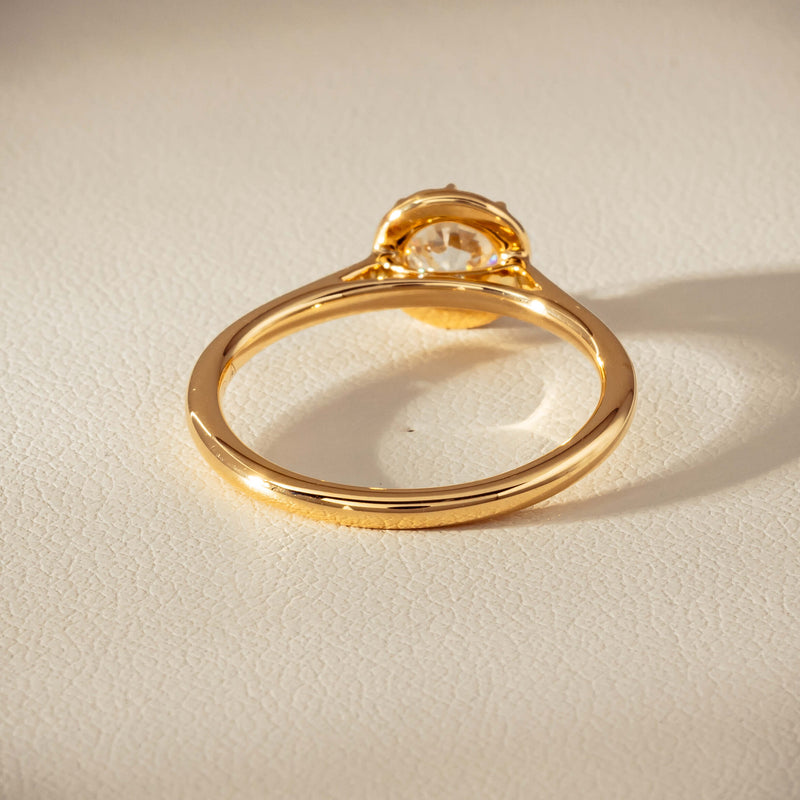 18ct Yellow Gold .69ct Reclaimed Old-Cut Diamond Dawn Ring - Ring - Walker & Hall