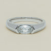 18ct White Gold .96ct Oval Brilliant-Cut Diamond Astrid Ring - Ring - Walker & Hall