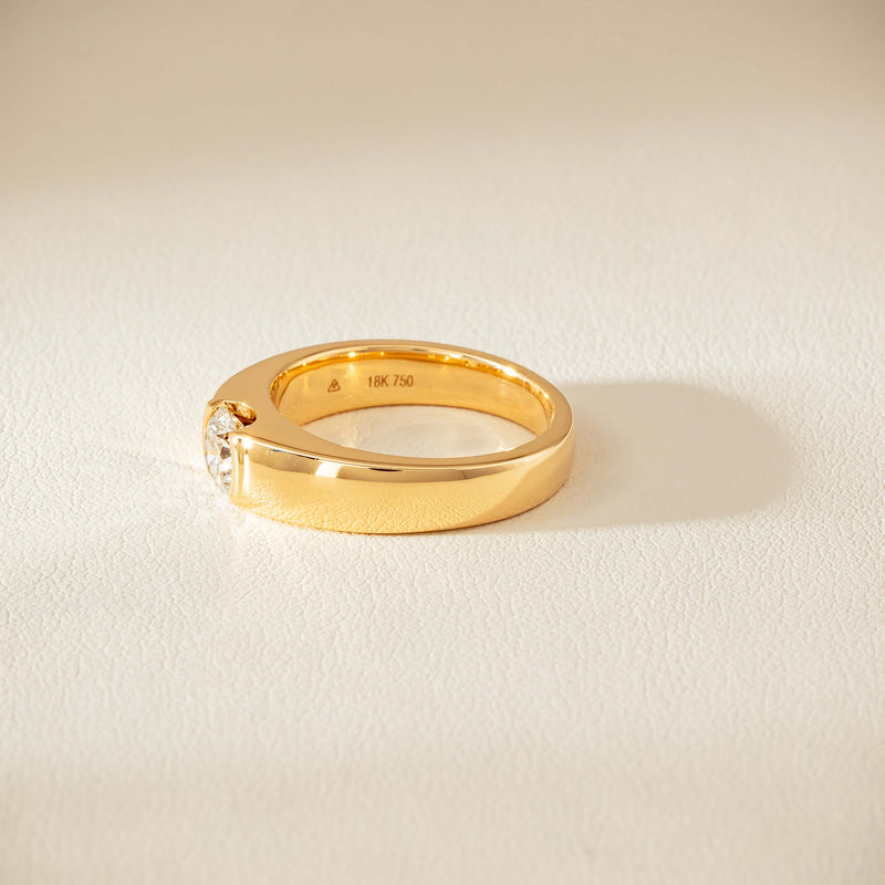 18ct Yellow Gold .68ct Reclaimed Diamond Astrid Ring - Ring - Walker & Hall