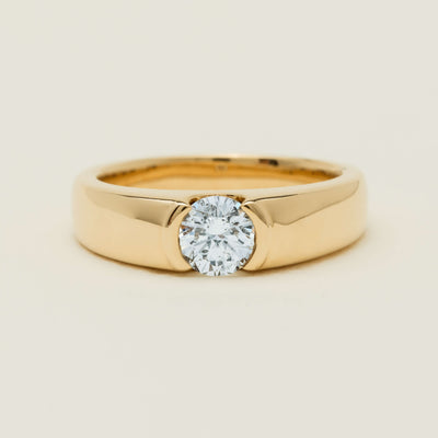 18ct Yellow Gold .68ct Reclaimed Diamond Astrid Ring - Ring - Walker & Hall