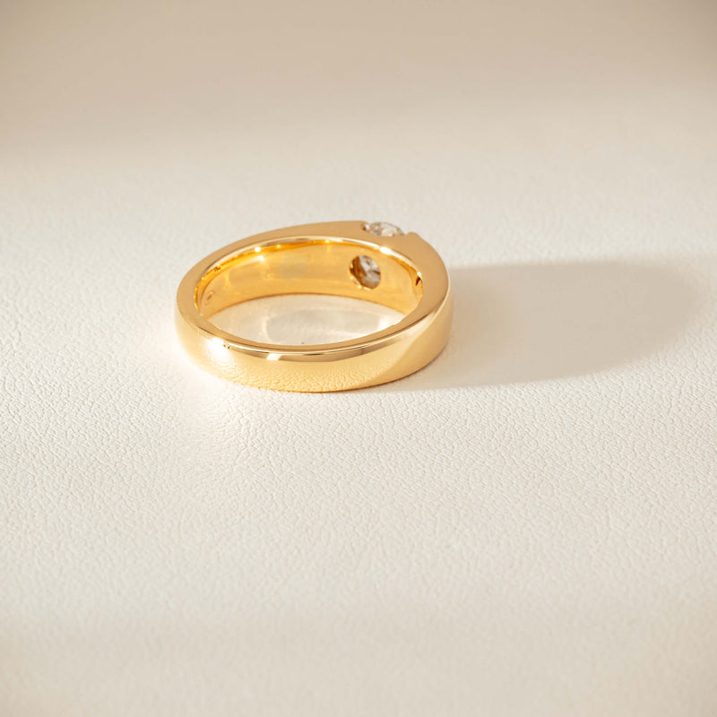 18ct Yellow Gold .68ct Reclaimed Diamond Astrid Ring - Ring - Walker & Hall