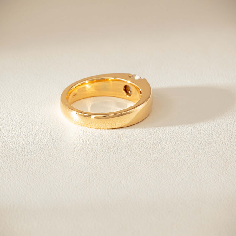 18ct Yellow Gold .68ct Reclaimed Diamond Astrid Ring - Ring - Walker & Hall