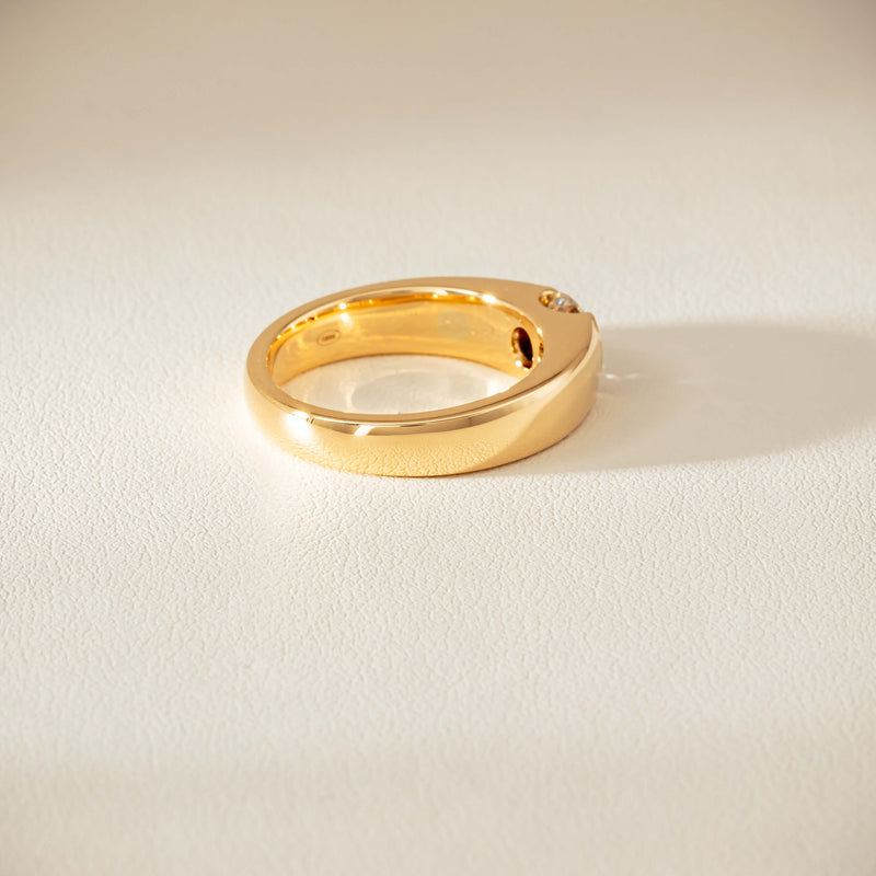 18ct Yellow Gold .68ct Reclaimed Diamond Astrid Ring - Ring - Walker & Hall