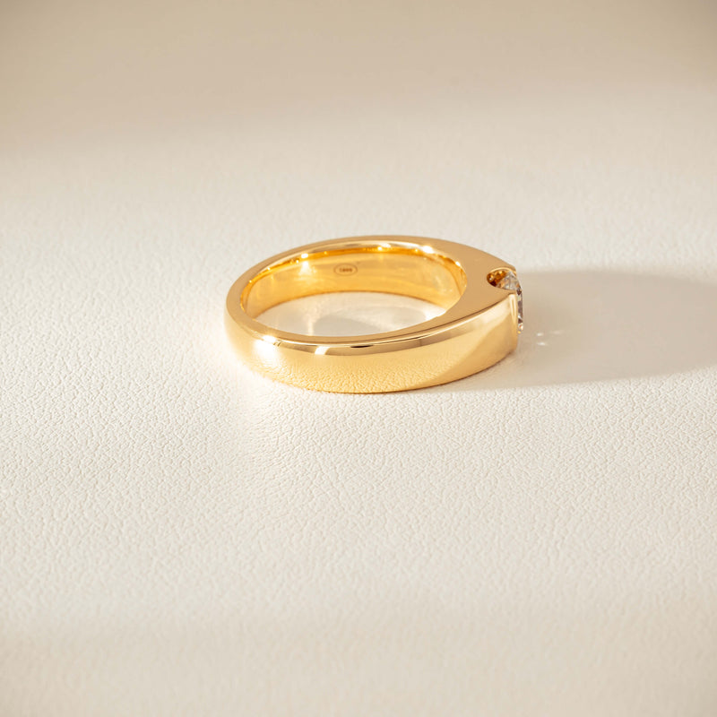 18ct Yellow Gold .68ct Reclaimed Diamond Astrid Ring - Ring - Walker & Hall