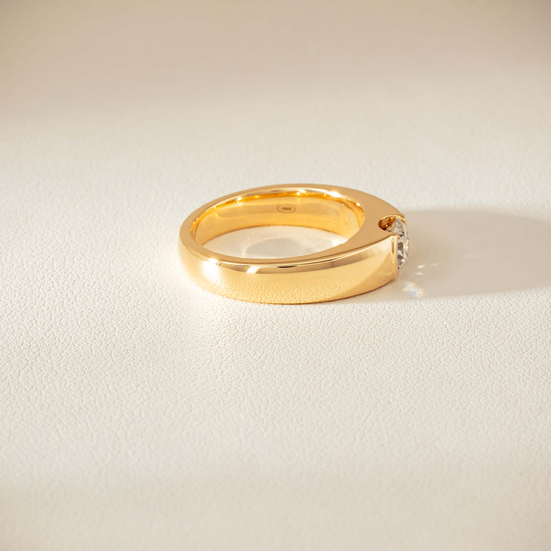 18ct Yellow Gold .68ct Reclaimed Diamond Astrid Ring - Ring - Walker & Hall