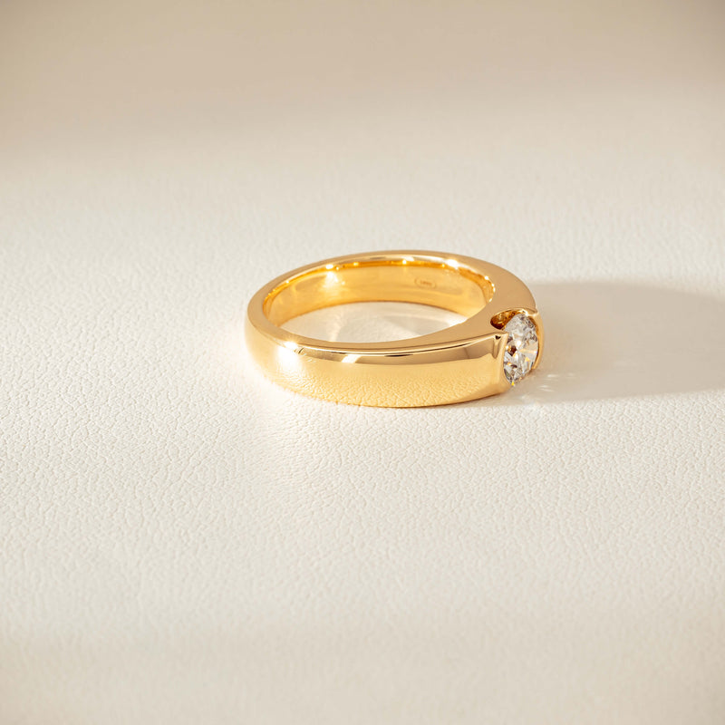 18ct Yellow Gold .68ct Reclaimed Diamond Astrid Ring - Ring - Walker & Hall