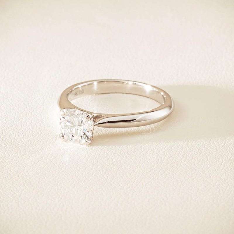 18ct White Gold 1.00ct H SI2 Diamond Venetian Ring - Ring - Walker & Hall