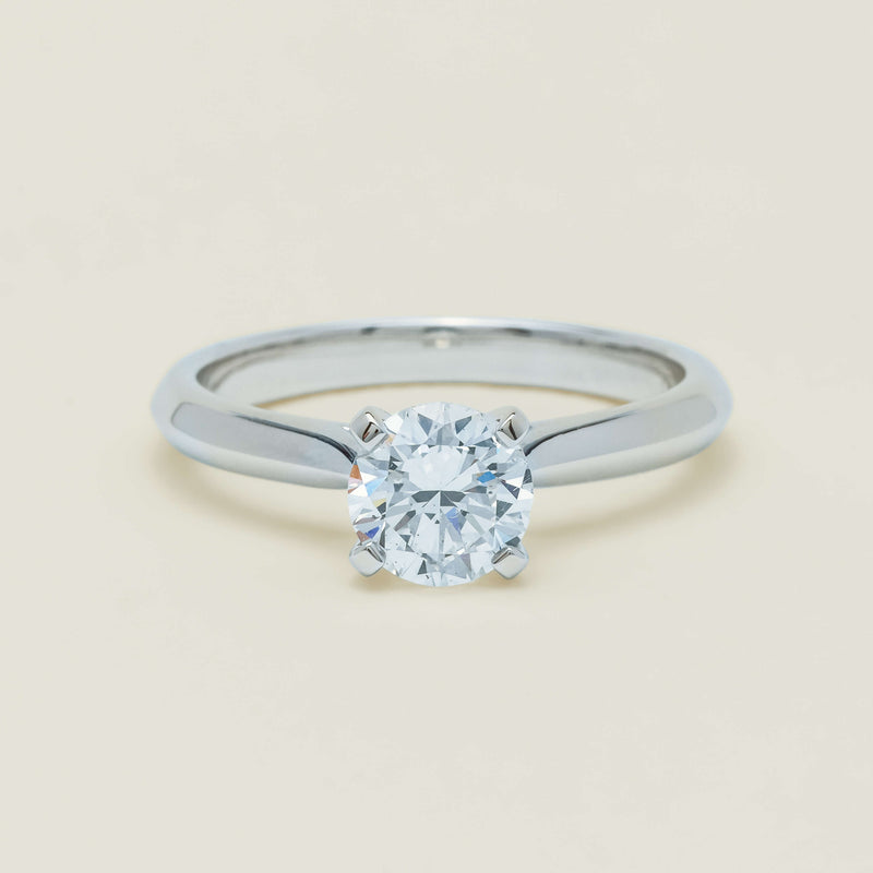 18ct White Gold 1.00ct H SI2 Diamond Venetian Ring - Ring - Walker & Hall