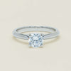 18ct White Gold 1.00ct D VS2 Diamond Venetian Ring - Ring - Walker & Hall