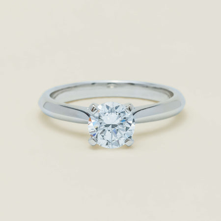18ct White Gold 1.00ct D VS2 Diamond Venetian Ring - Ring - Walker & Hall