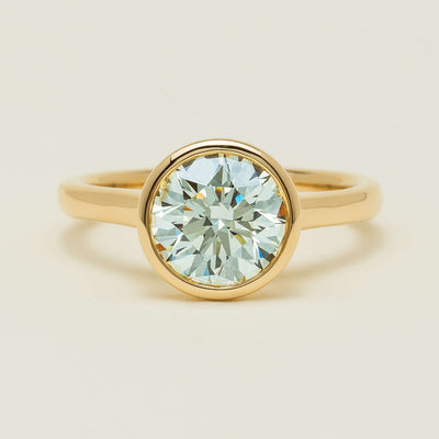 18ct Yellow Gold 2.14ct Reclaimed Diamond Natalia Ring - Ring - Walker & Hall