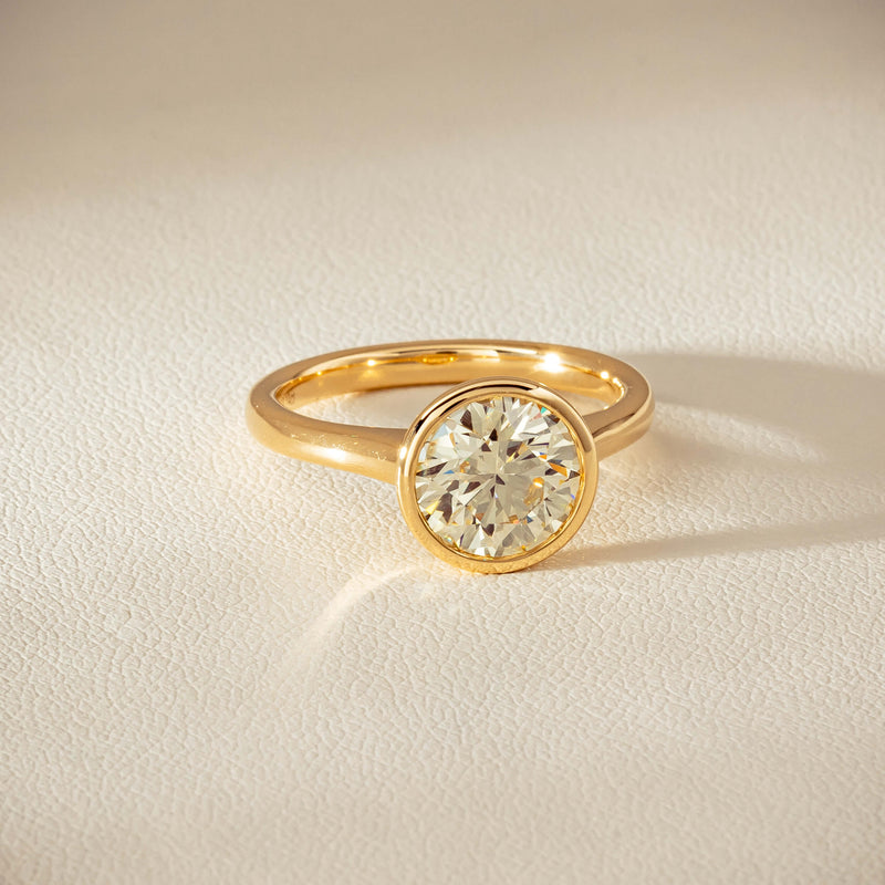 18ct Yellow Gold 2.14ct Reclaimed Diamond Natalia Ring - Ring - Walker & Hall