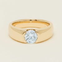18ct Yellow Gold 1.00ct Diamond Astrid Ring - Ring - Walker & Hall
