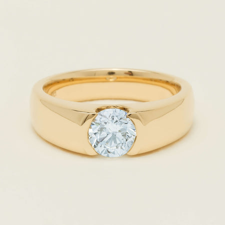 18ct Yellow Gold 1.00ct Diamond Astrid Ring - Ring - Walker & Hall