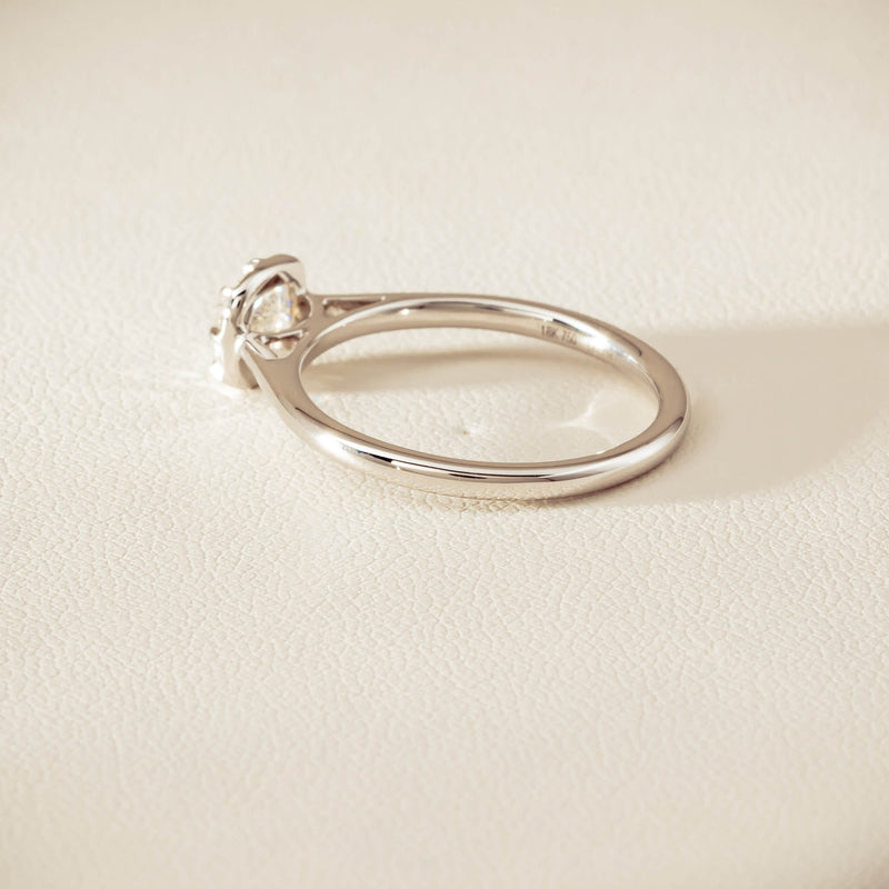 18ct White Gold .70ct Reclaimed Diamond Dawn Ring - Ring - Walker & Hall