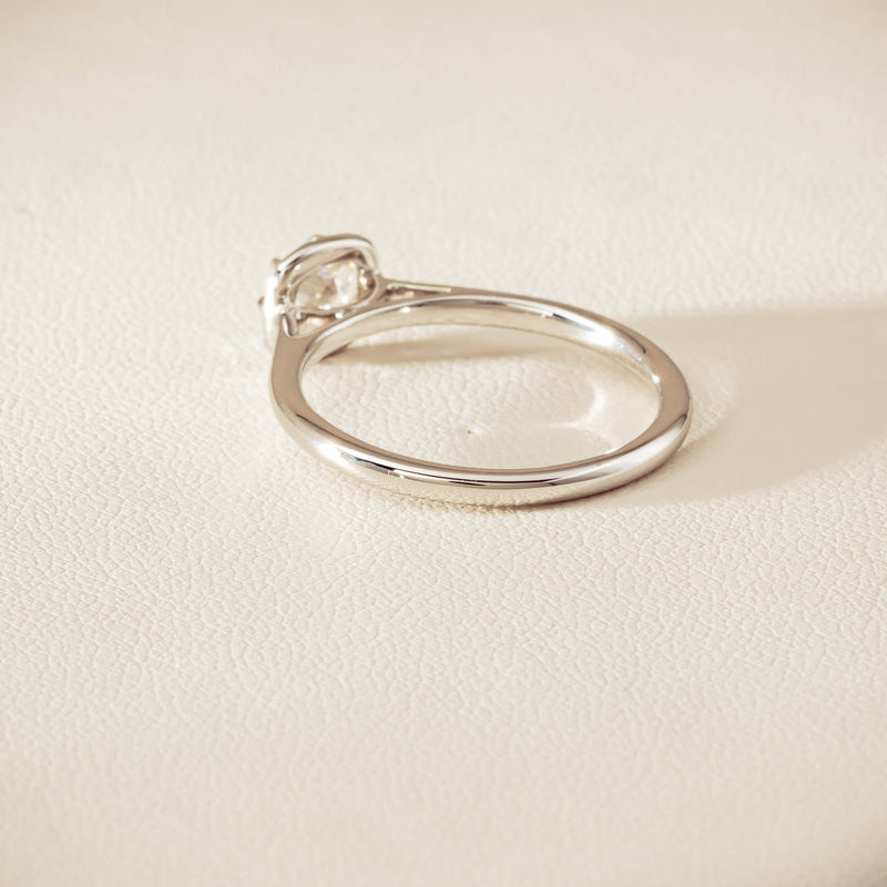 18ct White Gold .70ct Reclaimed Diamond Dawn Ring - Ring - Walker & Hall