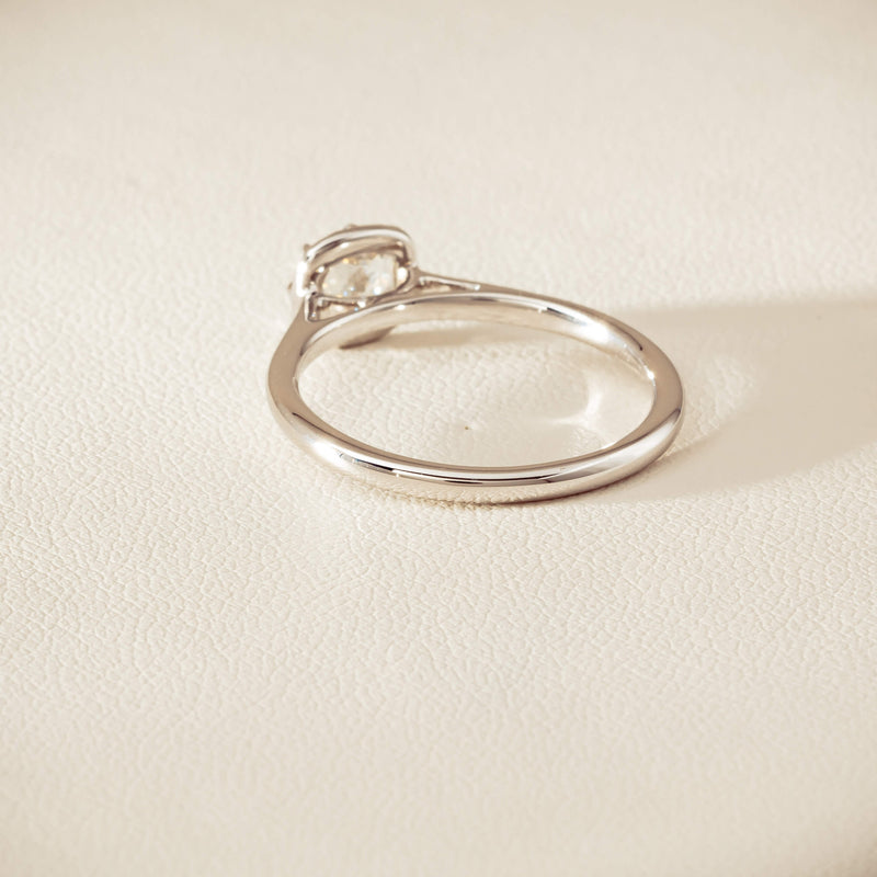 18ct White Gold .70ct Reclaimed Diamond Dawn Ring - Ring - Walker & Hall