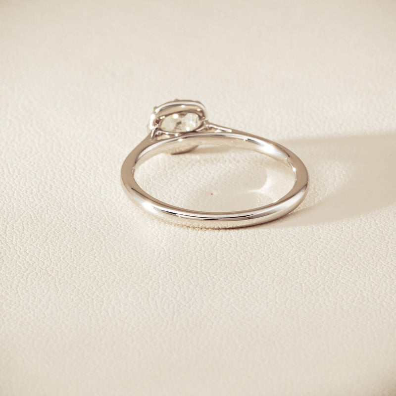 18ct White Gold .70ct Reclaimed Diamond Dawn Ring - Ring - Walker & Hall