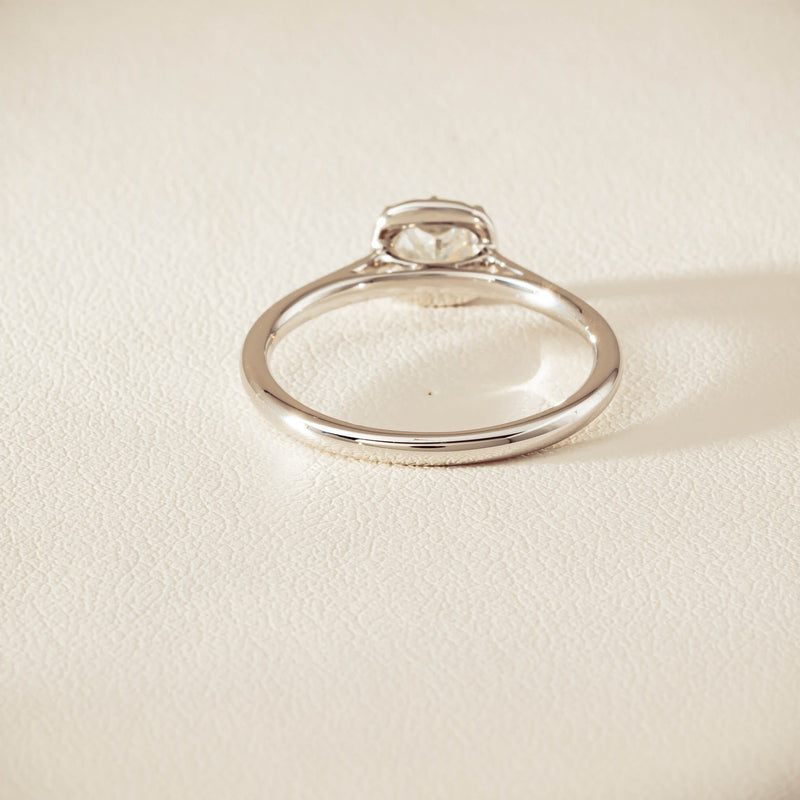 18ct White Gold .70ct Reclaimed Diamond Dawn Ring - Ring - Walker & Hall